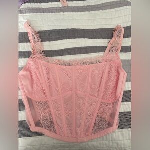 Victoria's Secret Pink Lace Bustier